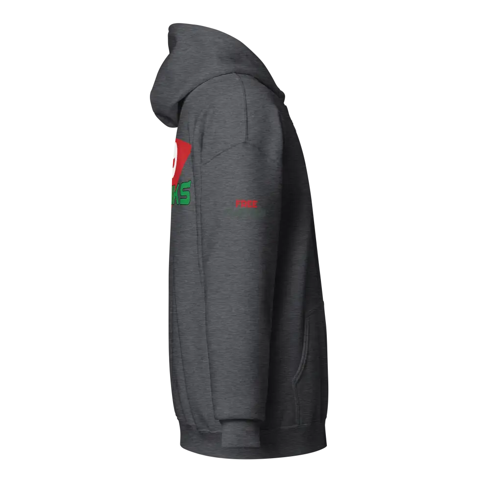 Unisex PALESTINE HEART heavy blend zip hoodie