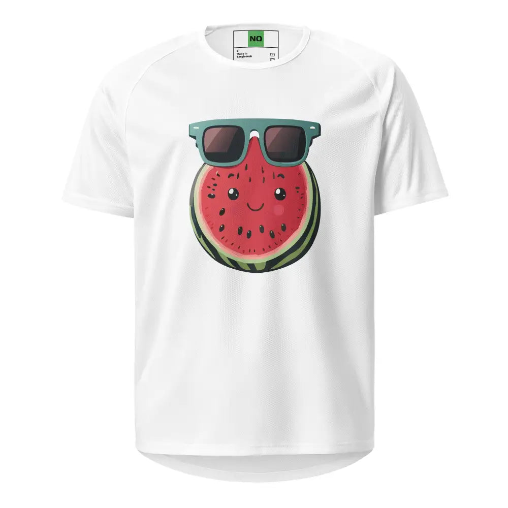 Unisex Watermelon Sports Jersey White / S